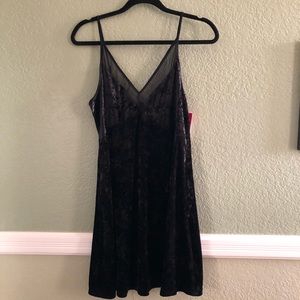 Velvet tank top dress